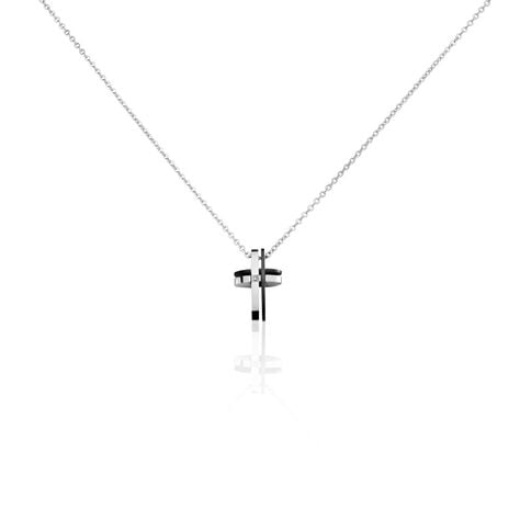 Herren Halskette Edelstahl Kreuz  - Halsketten Herren | OROVIVO
