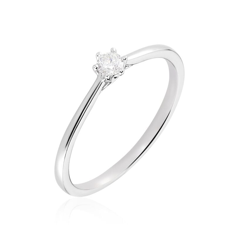Bague Samantha Or Weiss Diamant - Spannringe Damen | OROVIVO