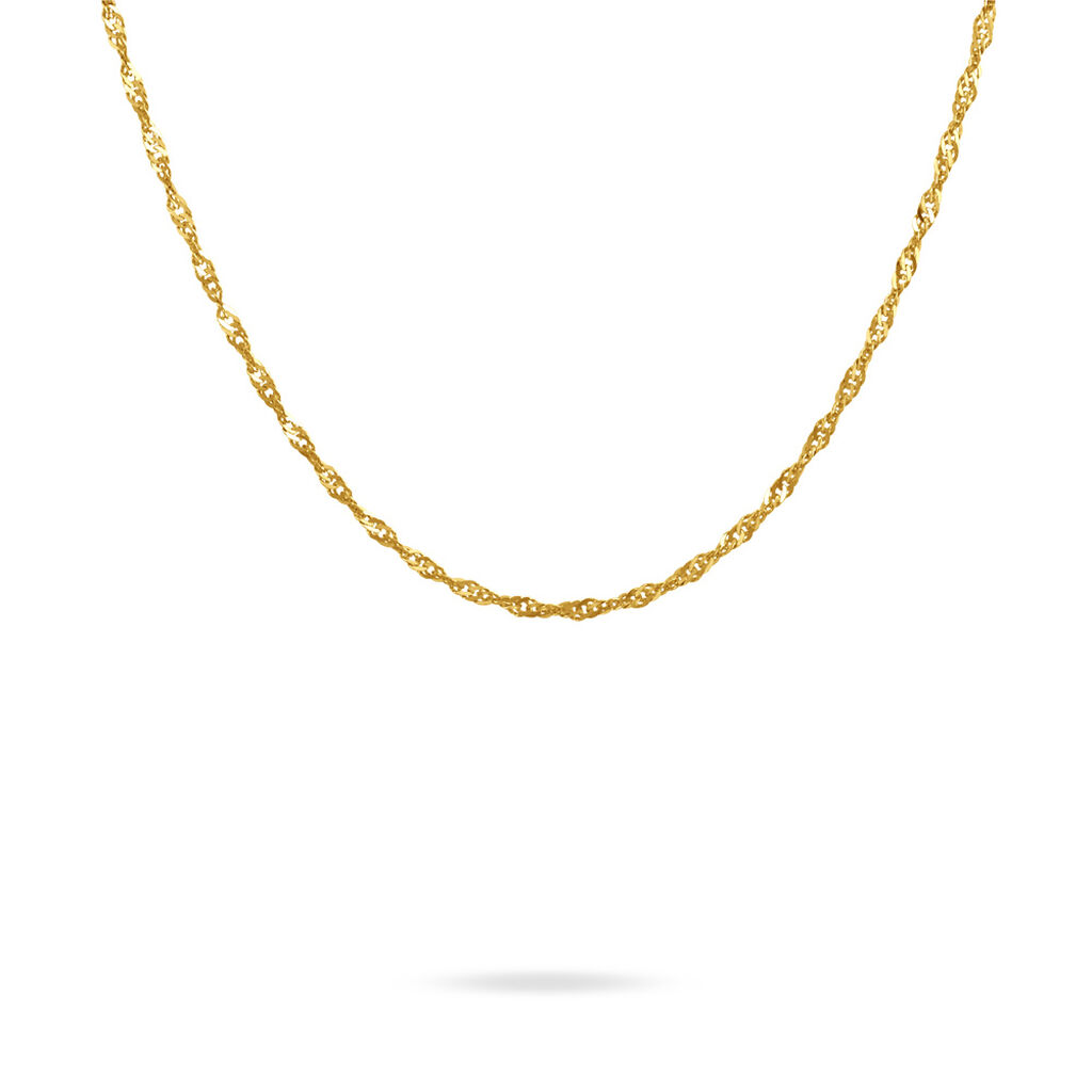 SINGAPUR 5 Damen Kette Gold 375 (9 Karat) B 2,6 mm