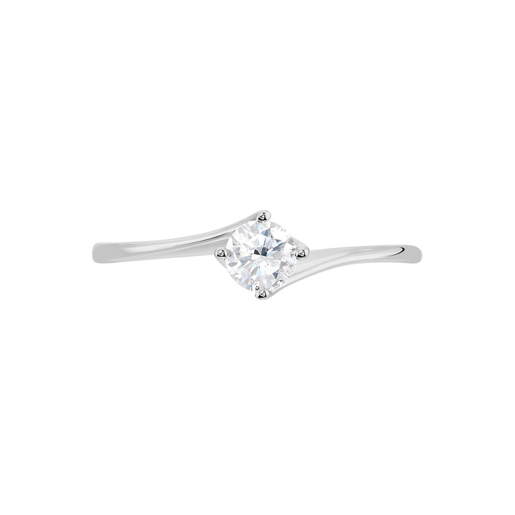 Damen Ring Weißgold 750 Diamant 0,26ct Firmamenti  - Verlobungsringe Damen | OROVIVO