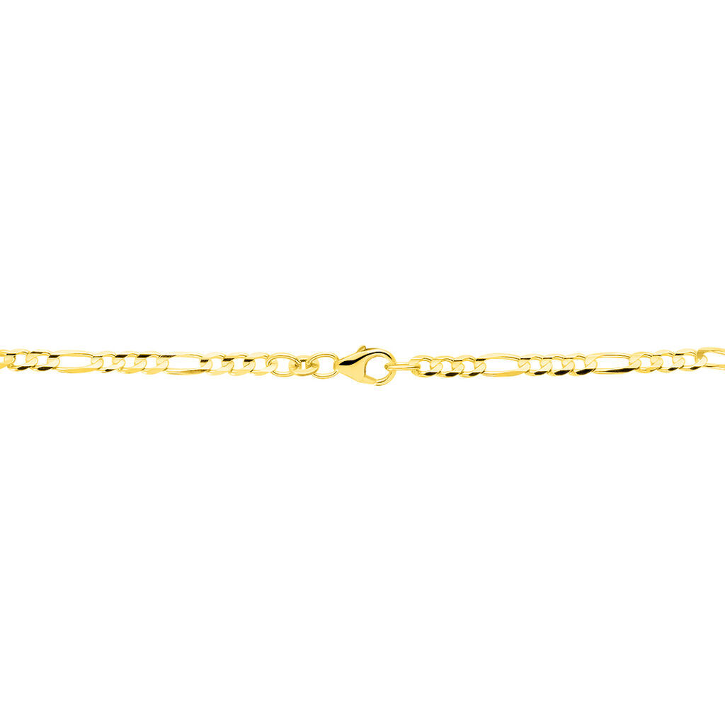 Unisex Figarokette Silber 925 Vergoldet  - Halsketten Unisex | OROVIVO