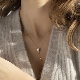 Damen Halskette Gold 375 Zirkonia - Ketten mit Stein Damen | OROVIVO