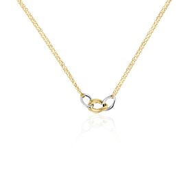 Damen Ankerkette Gold 375 Bicolor 42-45 cm - Ketten ohne Stein Damen | OROVIVO