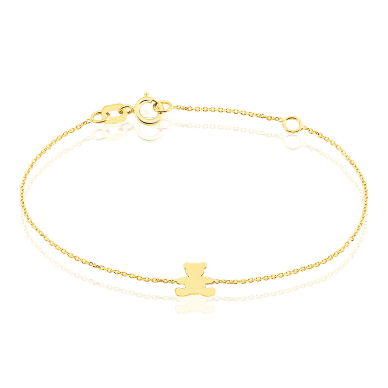 Bracelet Or Jaune Calina Ours - Spannringe Kinder | OROVIVO