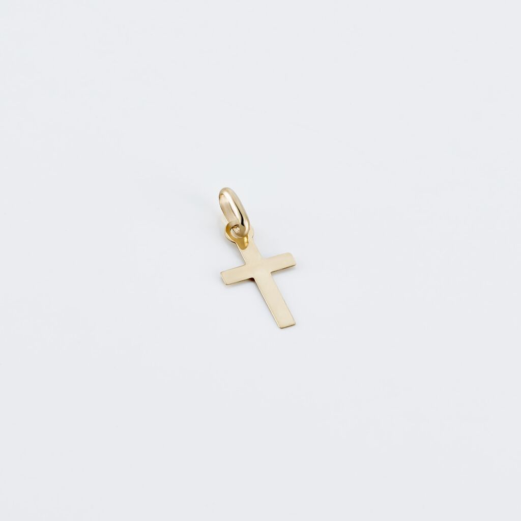 Kreuz Anhänger Gold 375 Nahum - Schmuckanhänger Unisex | OROVIVO