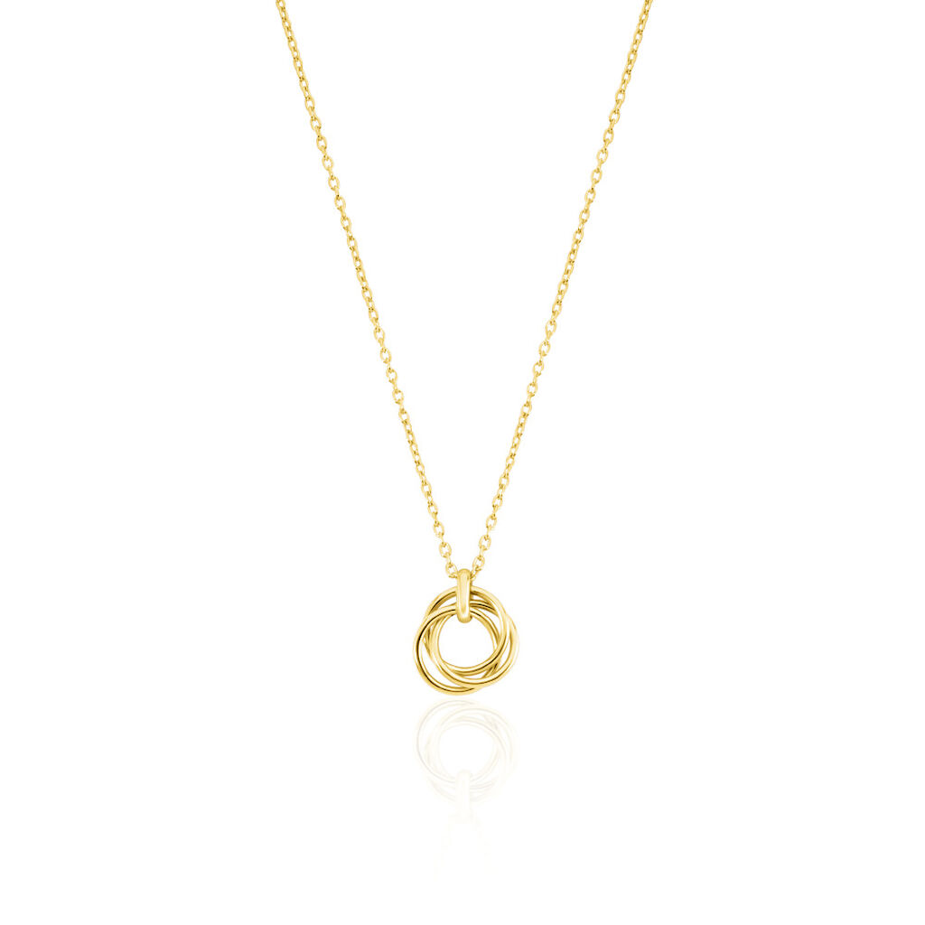 Cassia Damen Collier Silber vergoldet 925 Nest B 1,3 mm