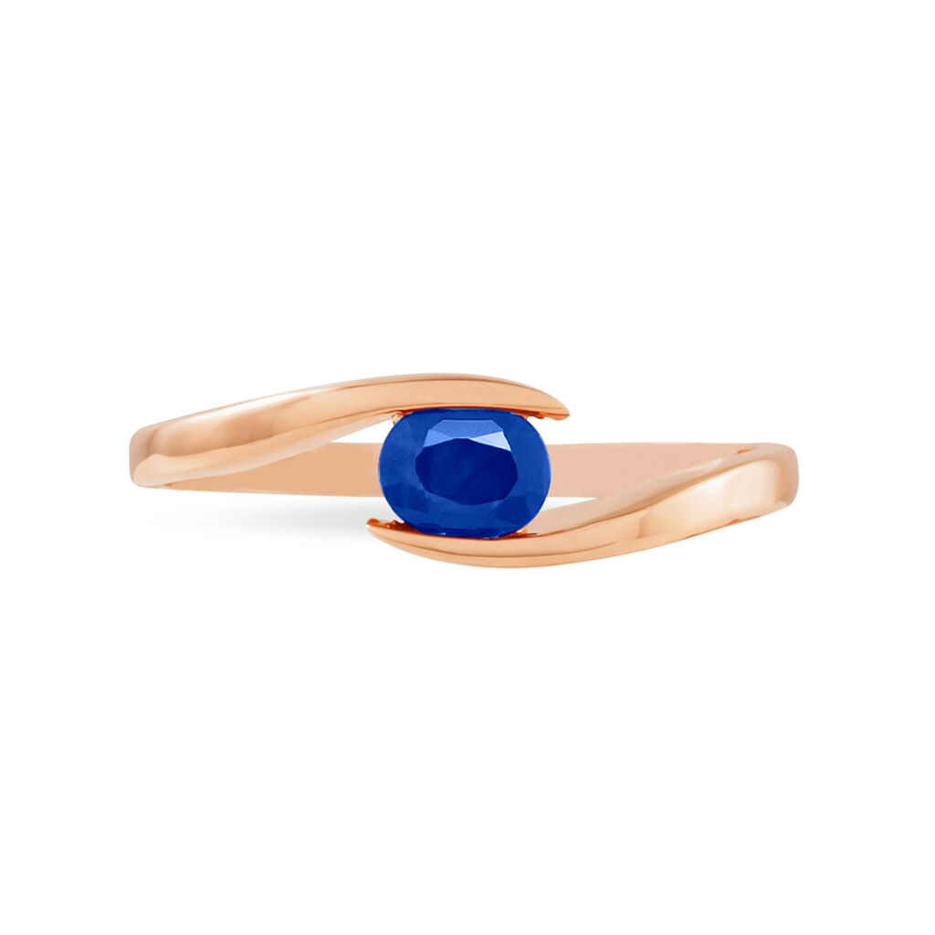 Bague Camilia Or Rose Saphir - Spannringe Damen | OROVIVO