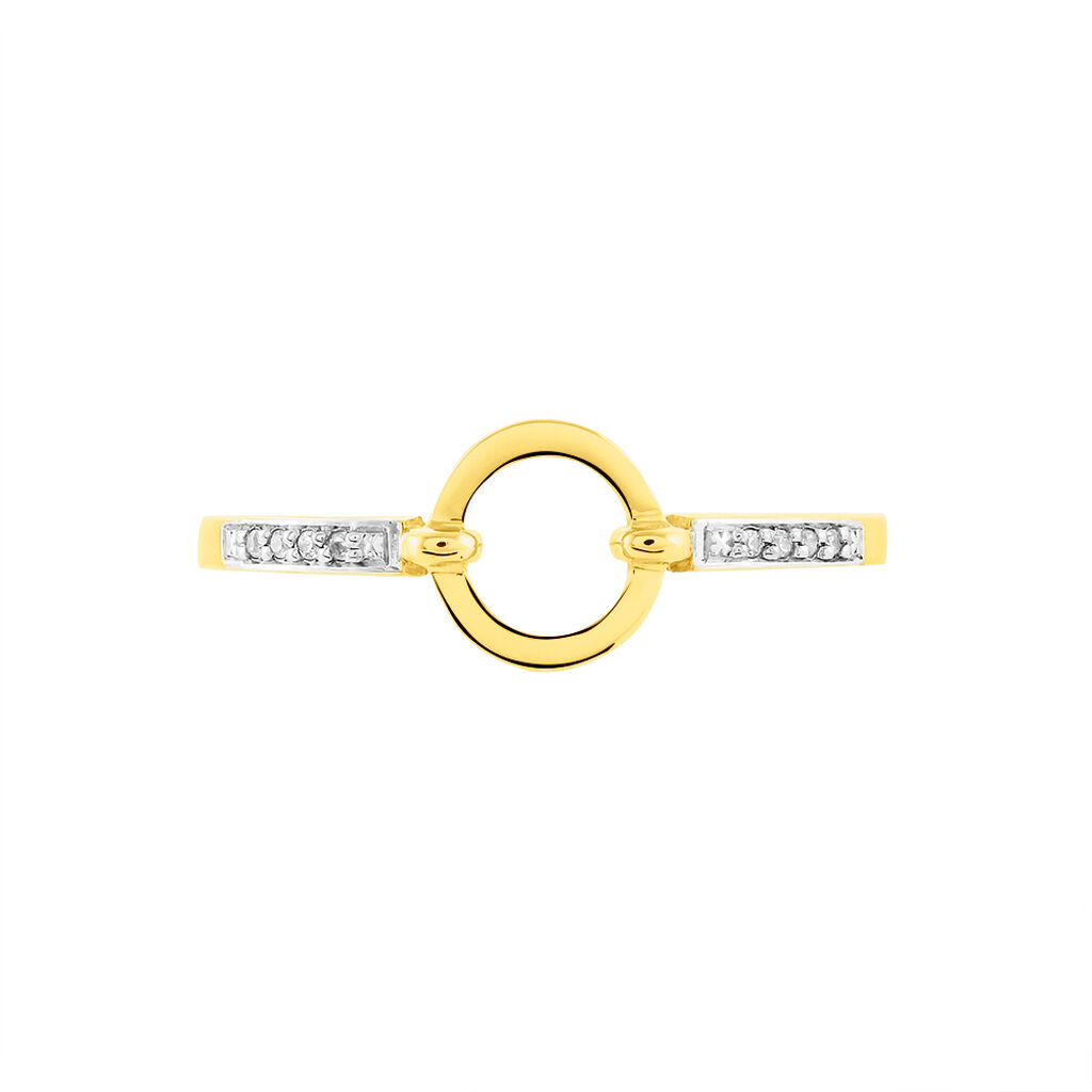 Bague Solange Or Jaune Diamant - Spannringe Damen | OROVIVO