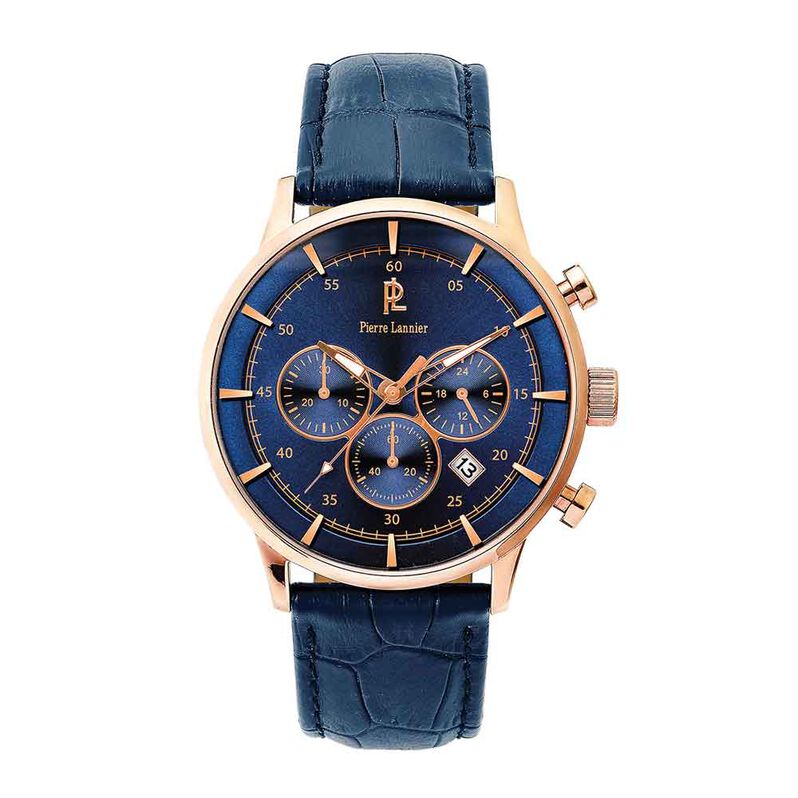Montre Pierre Lannier Collection Elegance Bleu - Spannringe Herren | OROVIVO