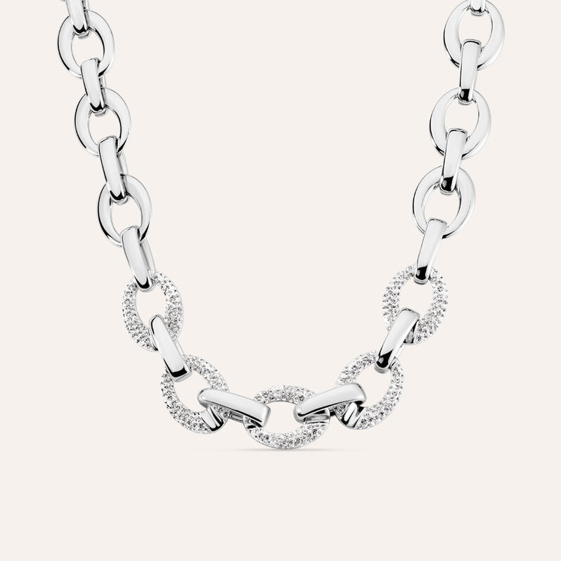 Catena Aura Acciaio Cristallo - Spannringe Damen | OROVIVO