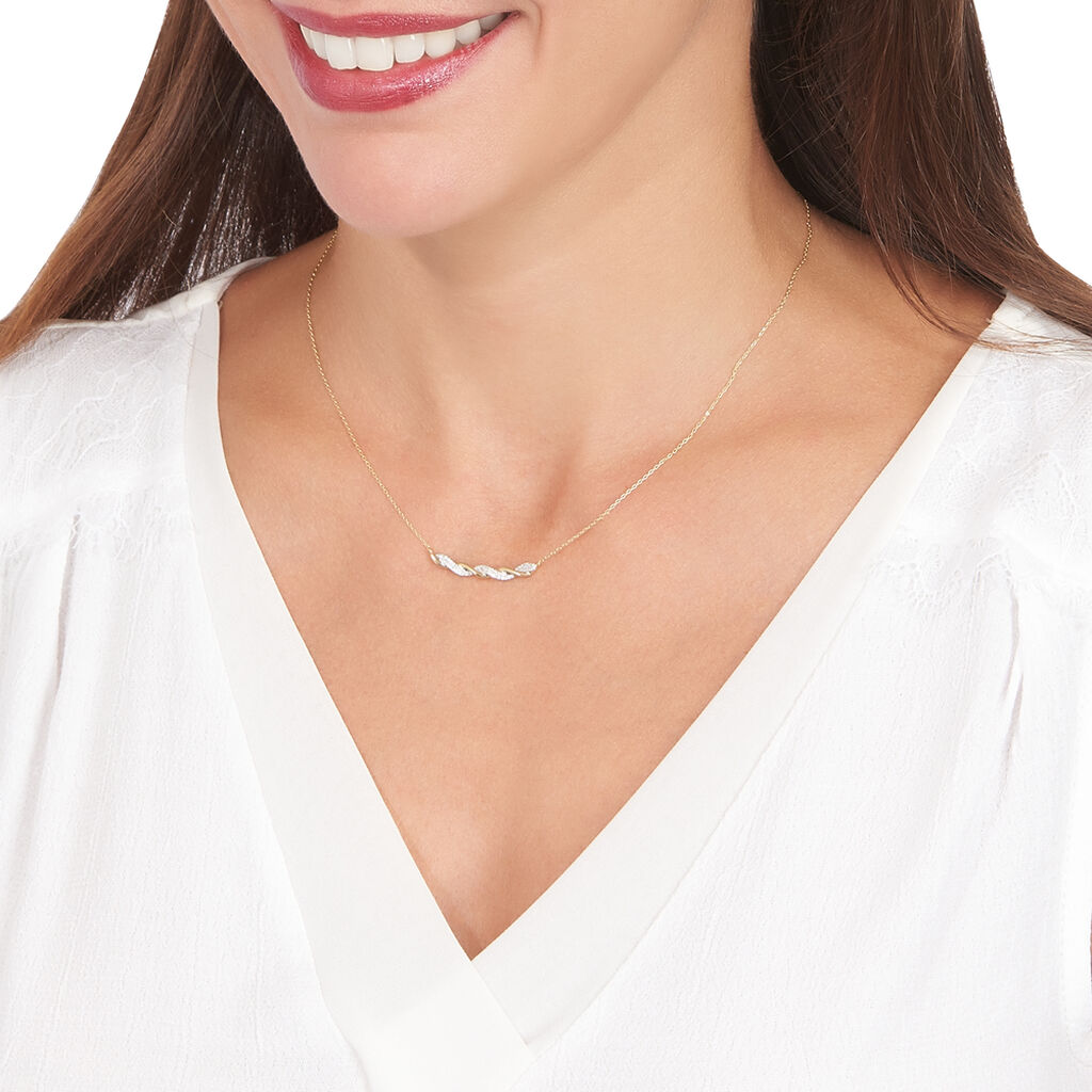 Collier Or Jaune Diamants Vincenzina - Spannringe Damen | OROVIVO