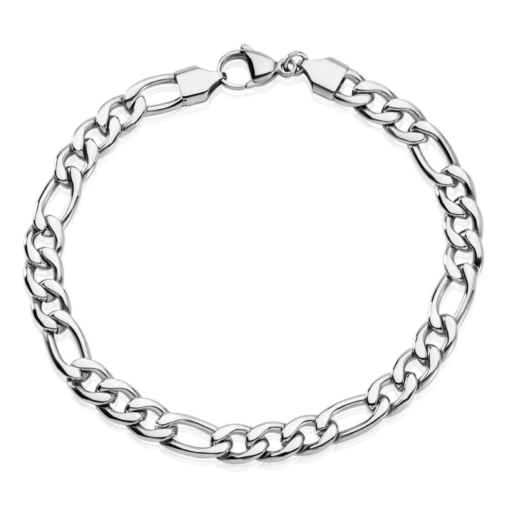 JAMES Herren Armkette Edelstahl B 8 mm