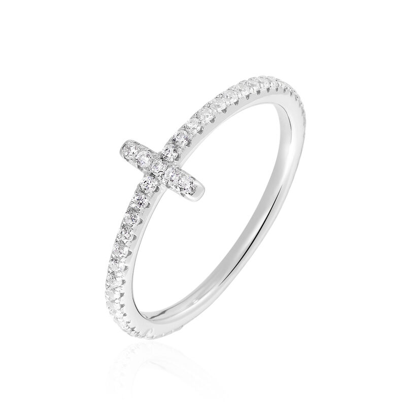 Anello Silver Shine Argento Rodiato Cubic Zirconia - Spannringe Damen | OROVIVO