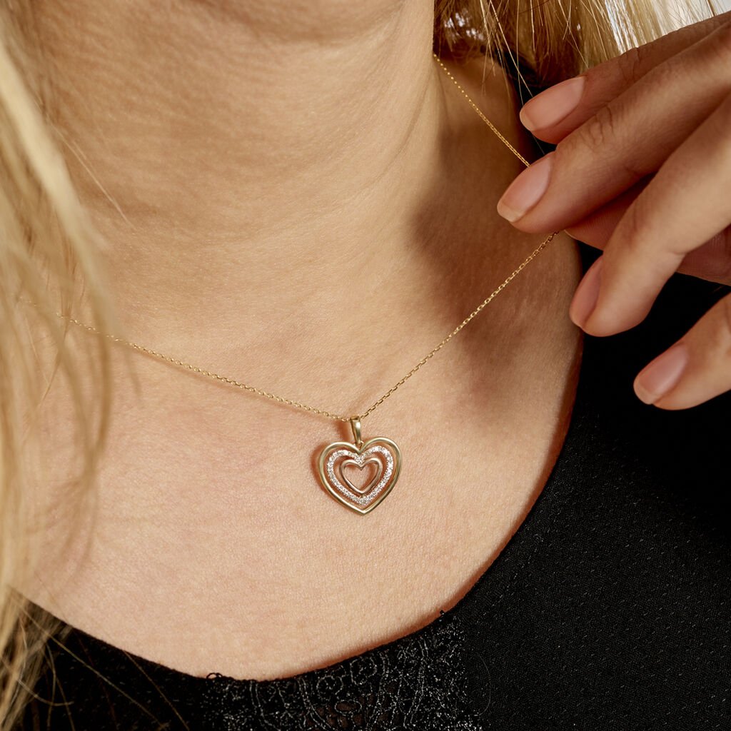 Collier Titaina Or Tricolore Diamant - Spannringe Damen | OROVIVO