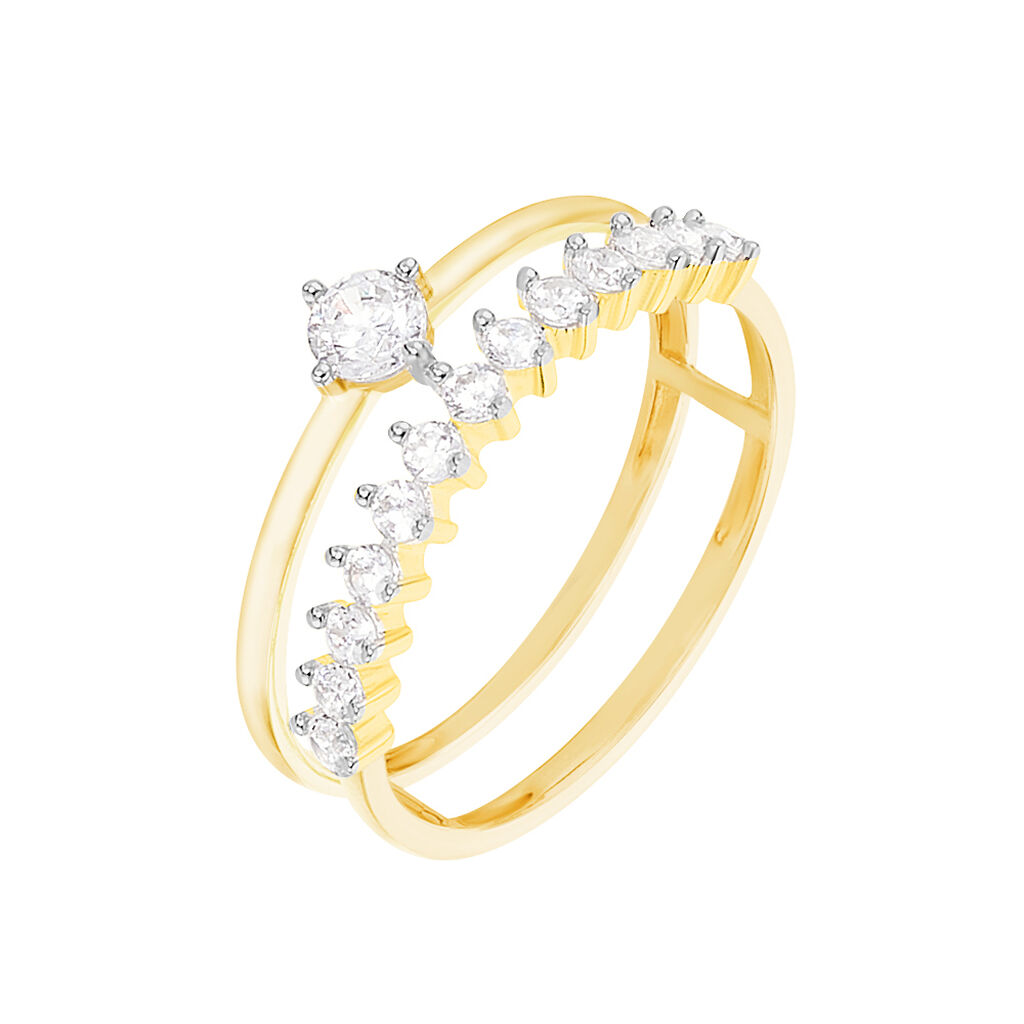 Ring Gold Gelb Malia Oxide - Spannringe Damen | OROVIVO