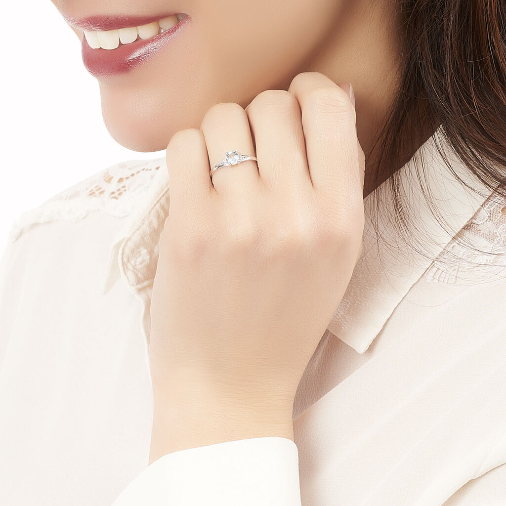 Bague Or Weiss Eugenie Topaze Et Oxydes - Spannringe Damen | OROVIVO