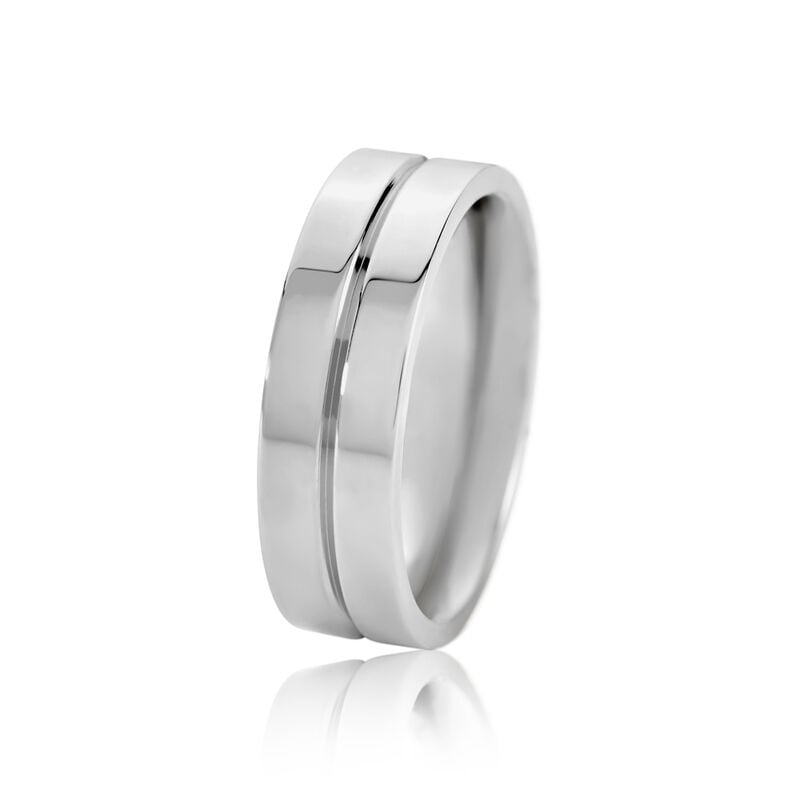 BOND Unisex Ring Edelstahl B 6 mm - Ringe Unisex | OROVIVO