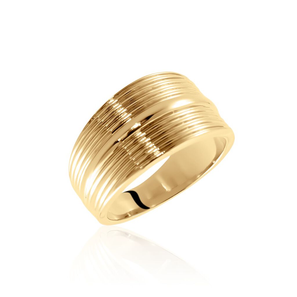 Cocktailring Messing Gold 750 plattiert 5 Micron - Ringe Damen | OROVIVO