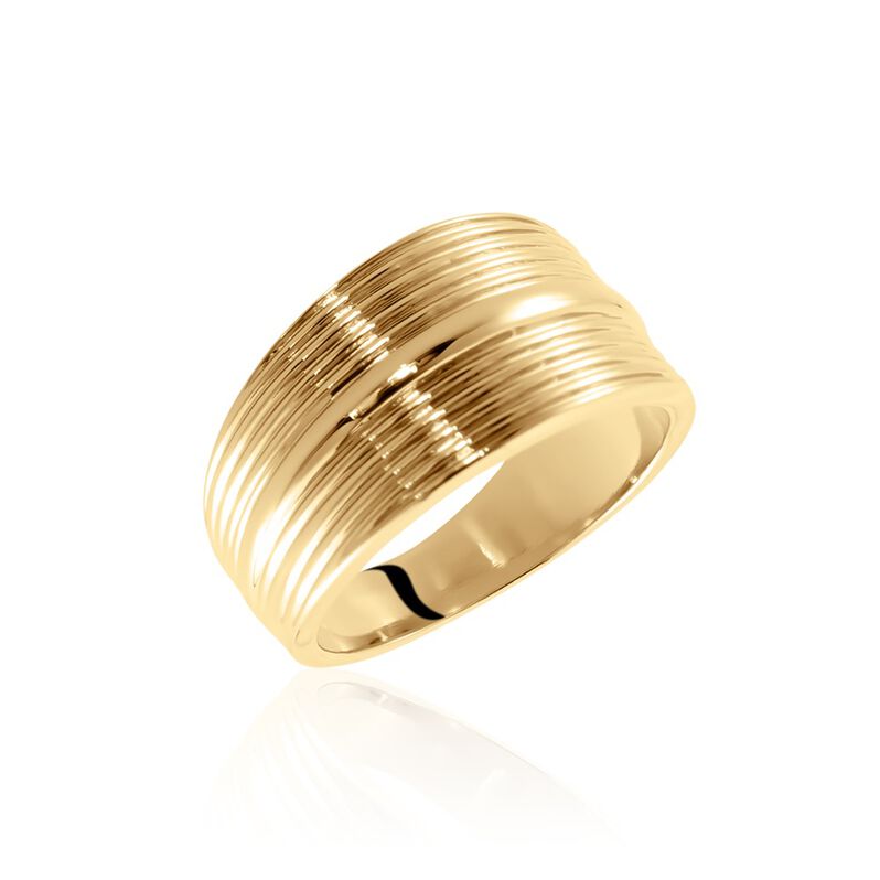 Cocktailring Messing Gold 750 plattiert 5 Micron - Ringe Damen | OROVIVO