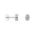 RINNA Damen Ohrstecker Wei&szlig;gold 375 (9 Karat) Diamant Wei&szlig;