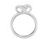 KOKINA Damen Ring Silber 925 Zirkonia Wei&szlig;
