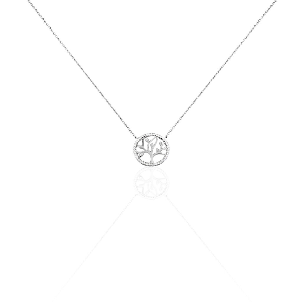 Collier Or Weiss Aarona Arbre De Vie - Spannringe Damen | OROVIVO