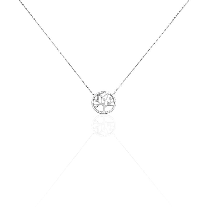 Collier Or Weiss Aarona Arbre De Vie - Spannringe Damen | OROVIVO