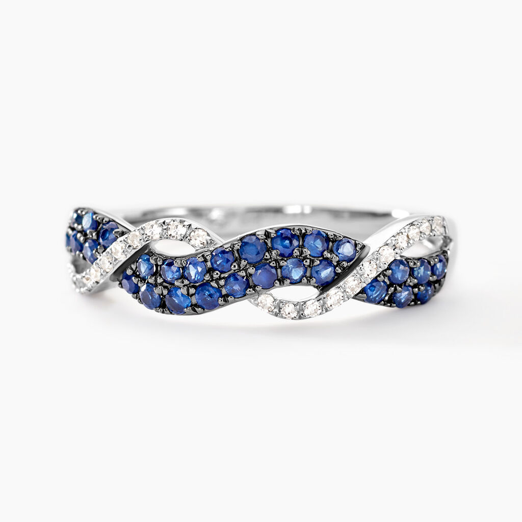 Bague Or Et Saphir  - Spannringe Damen | OROVIVO