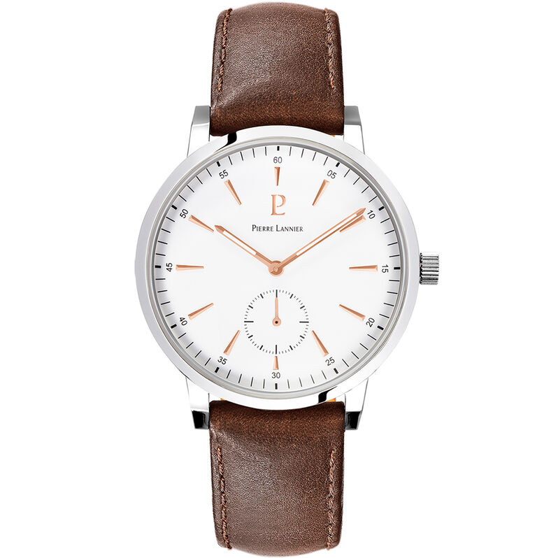 Montre Pierre Lannier Collection Week-end Vintage Blanc - Spannringe Herren | OROVIVO