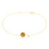MAKKA 2 Damen Armband Gold 375 (9 Karat) Citrin Cognac 2,03 ct Ball