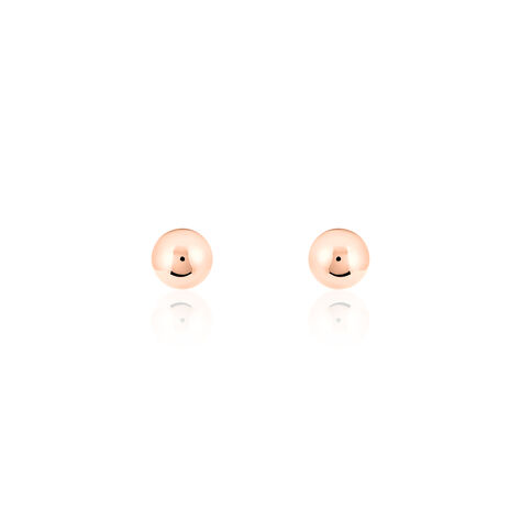 Damen Ohrstecker Roségold 375 Kugel 5mm Fidelia - Ohrstecker Damen | OROVIVO