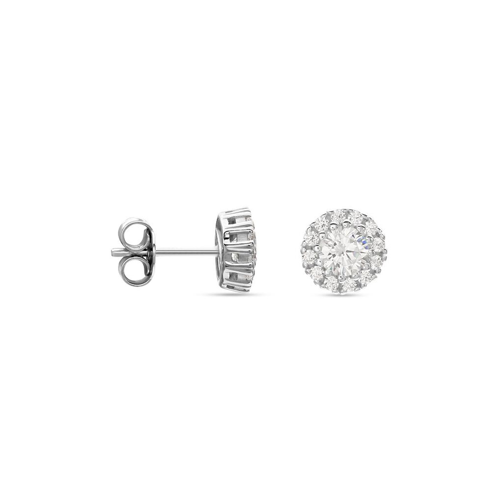 Damen Ohrstecker Silber 925 Zirkonia - Ohrstecker Damen | OROVIVO