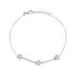 STELLINA Damen Armband Silber 925 Zirkonia Wei&szlig; 0,12 ct Stern
