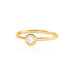 ESTELLE Damen Ring Gold 585 (14 Karat) Diamant Weiß 0,15 ct B 1,5 mm