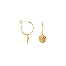 Damen Creolen Silber 925 Zirkonia Seestern - Creolen Damen | OROVIVO