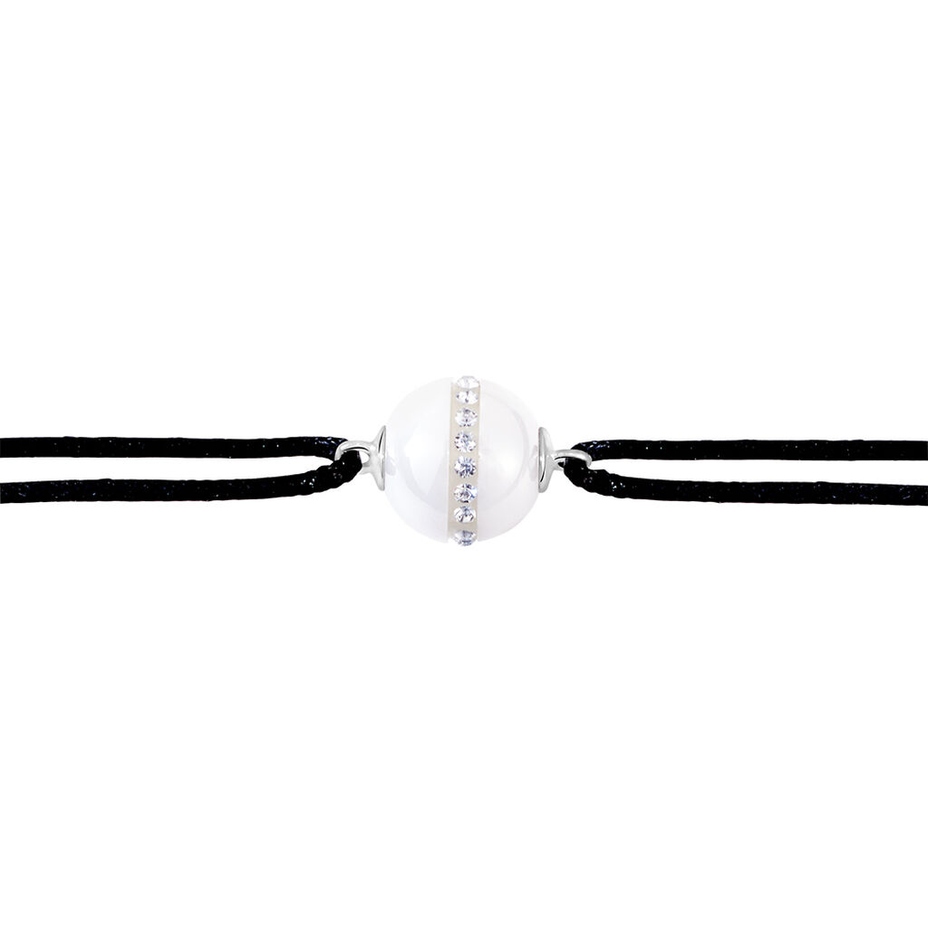 Bracelet Argent Et Céramique - Spannringe Damen | OROVIVO