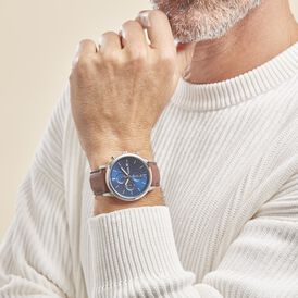 Fossil Herrenuhr Minimalist Chrono FS5850 Quarz - Analoguhren Herren | OROVIVO