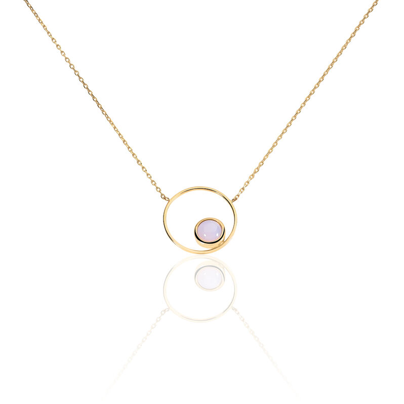 Collier Adhara Plaque Or Jaune Opale - Spannringe Damen | OROVIVO