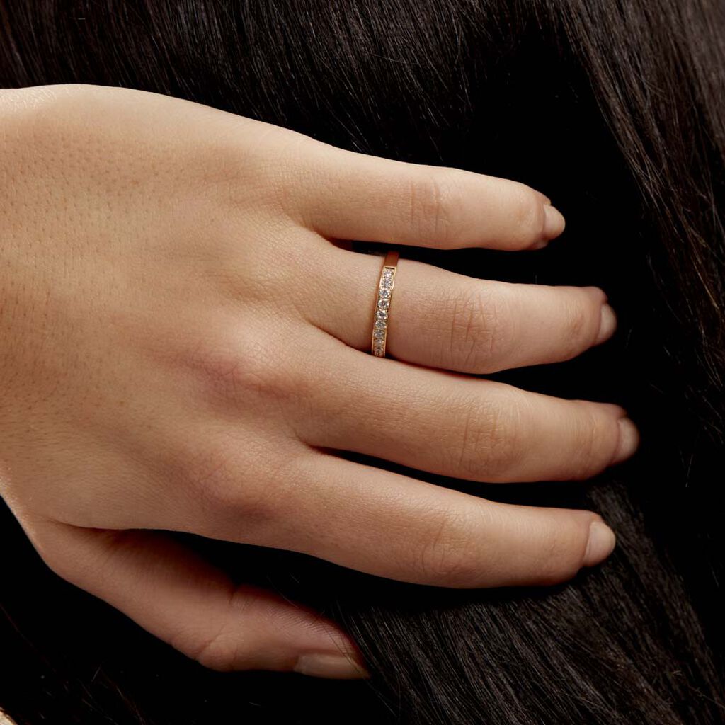 Alliance Rhea Or Blanc Diamant - Spannringe Damen | OROVIVO