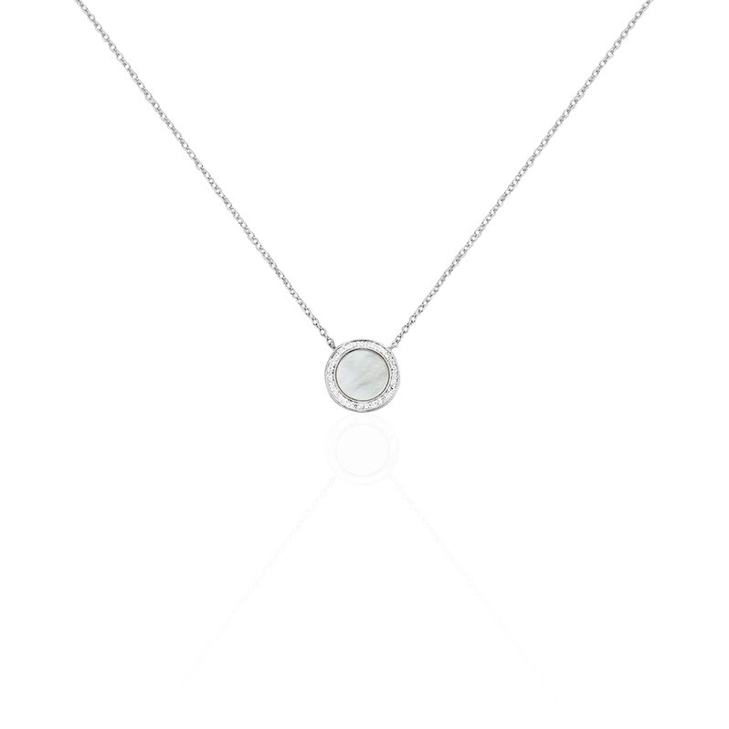 Collier Argent Rhodie Nawala Pastille Na - Spannringe Damen | OROVIVO