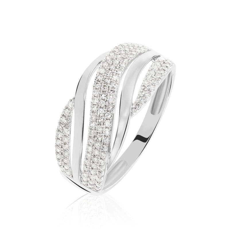 Bague Phaedra Or Weiss Vague Diamants - Spannringe Damen | OROVIVO