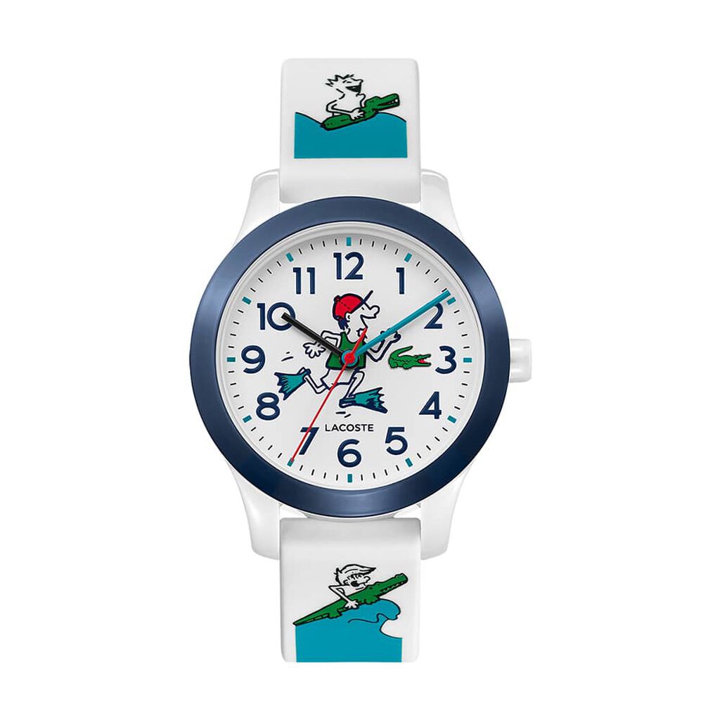 Montre Lacoste.12.12 Kids Weiss - Spannringe Kinder | OROVIVO