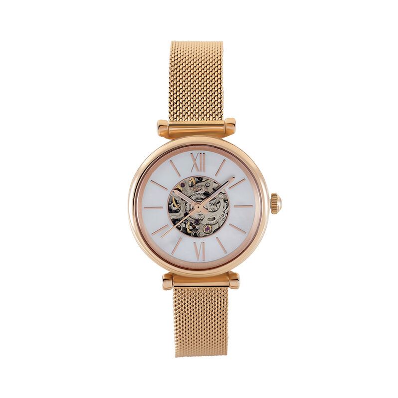 Montre Fossil Carlie Mini Automatic Nacre - Spannringe Damen | OROVIVO