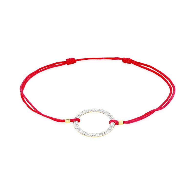 Bracelet Camylia Or Jaune Strass - Spannringe Damen | OROVIVO