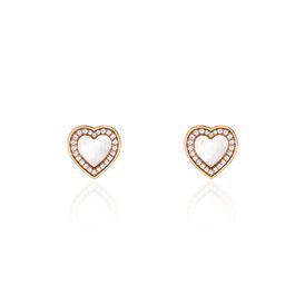 Damen Ohrstecker Silber 925 Rosé Vergoldet - Ohrstecker Damen | OROVIVO