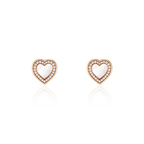 Damen Ohrstecker Silber 925 Rosé Vergoldet - Ohrstecker Damen | OROVIVO
