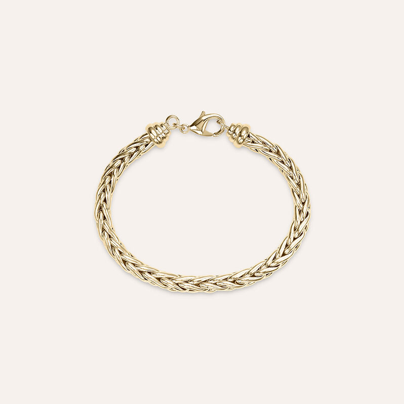 Bracciale Catena Golden Dream Placcato Oro Giallo - Spannringe Damen | OROVIVO