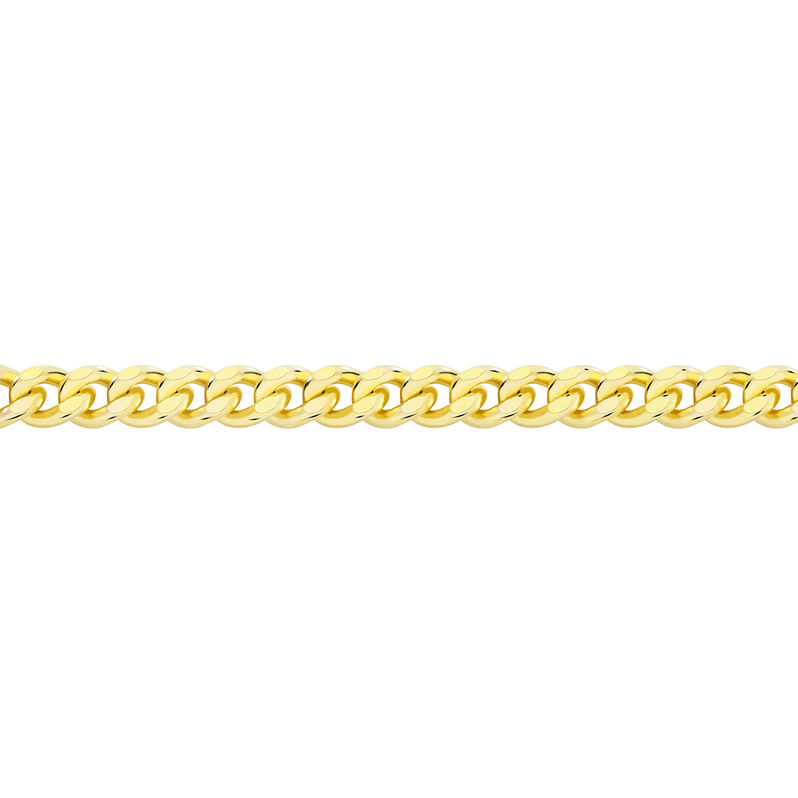Chaîne Ixia Maille Gourmette Diamantee Or Jaune - Spannringe Damen | OROVIVO
