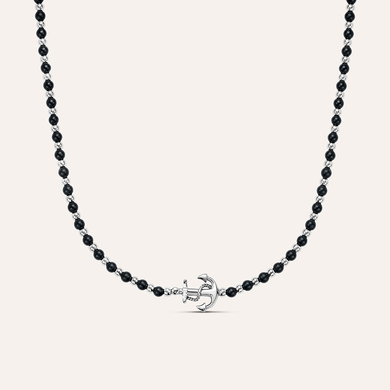 Collana Man Code Acciaio Agata - Spannringe Herren | OROVIVO