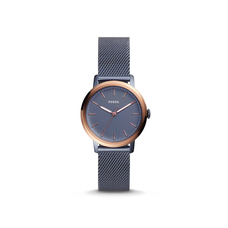 Orologio Donna Fossil Neely quadrante blu ES4312-RE21 - Spannringe Damen | OROVIVO